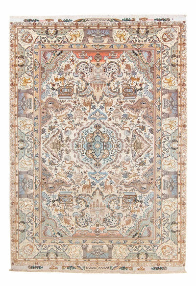 Tabriz - 60 Raj Tapijt 209x306cm - Perzisch tapijt