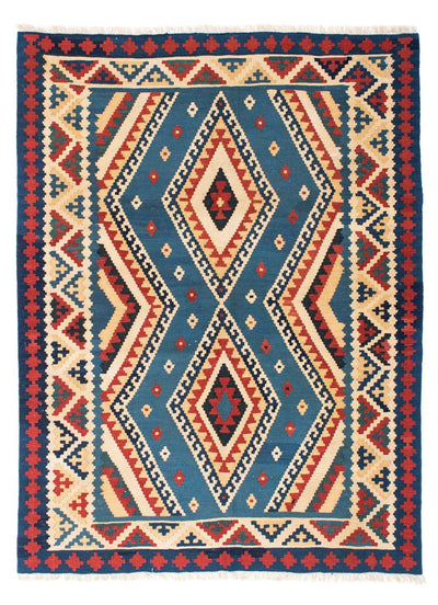 Kilim Fars 152x193cm - blauw