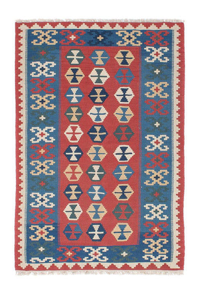 Kilim Fars 113x167cm - blauw