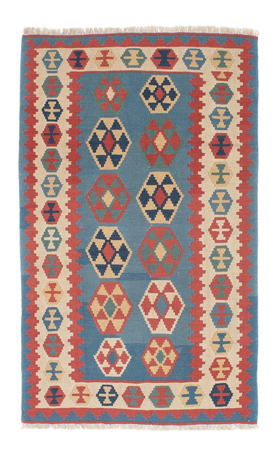 Kilim Fars 108x179cm - blauw