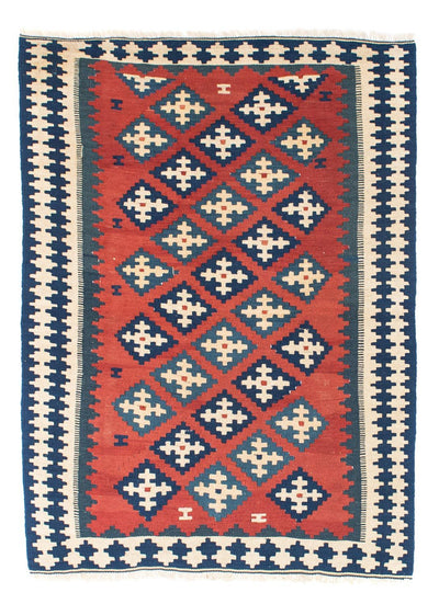 Kilim Fars 106x150cm - donkerrood