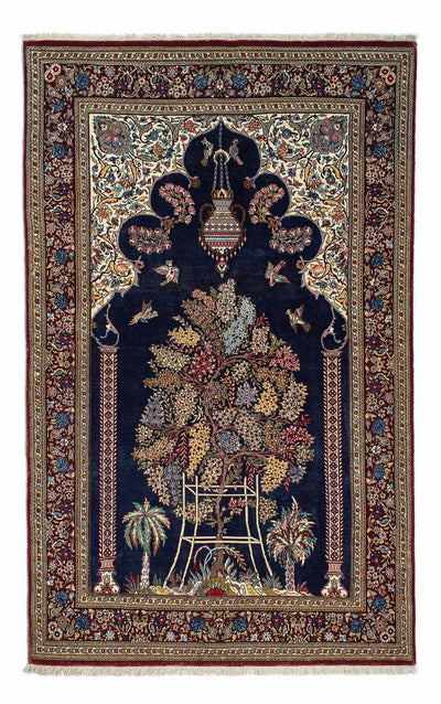 Qom Tapijt 127x214cm - Perzisch tapijt