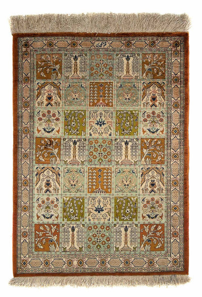 Qom Tapijt 55x75cm - Perzisch tapijt