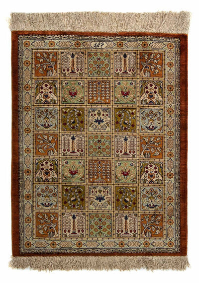 Qom Tapijt 56x72cm - Perzisch tapijt