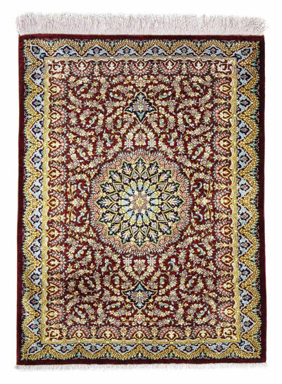 Qom Tapijt 57x78cm - Perzisch tapijt