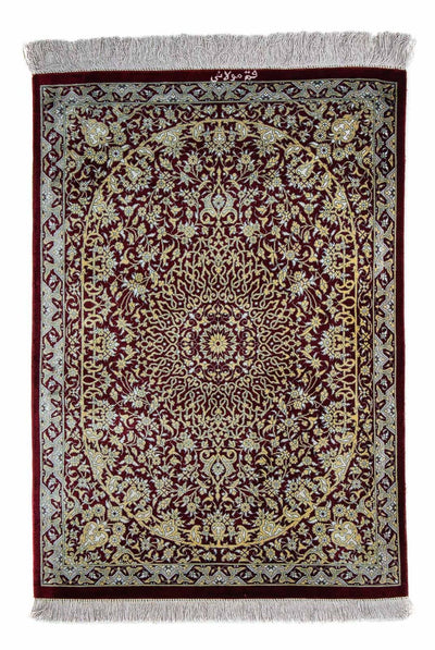 Qom Tapijt 54x78cm - Perzisch tapijt