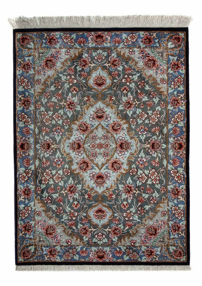 Qom Tapijt 56x77cm - Perzisch tapijt