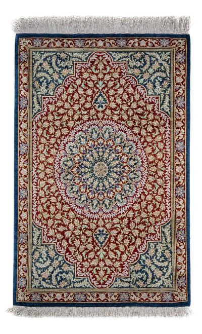 Qom Tapijt 53x83cm - Perzisch tapijt