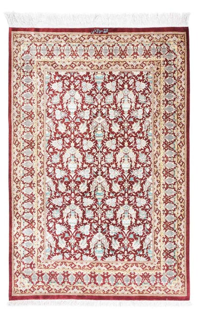 Qom Tapijt 76x119cm - Perzisch tapijt