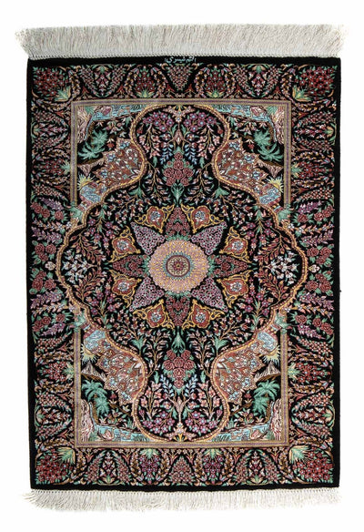 Qom Tapijt 61x85cm - Perzisch tapijt
