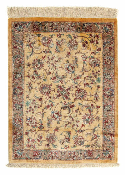 Qom Tapijt 59x82cm - Perzisch tapijt