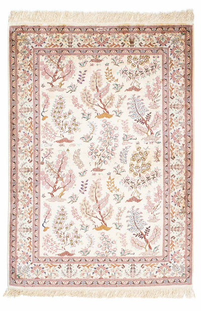 Qom Tapijt 104x146cm - Perzisch tapijt
