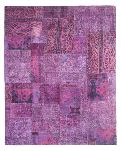 Patchwork tapijt 240x307cm - Perserteppich Wollteppich