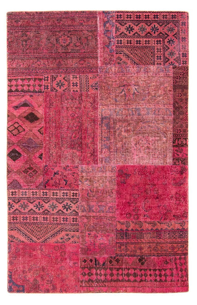 Patchwork tapijt 151x237cm - Perserteppich Wollteppich