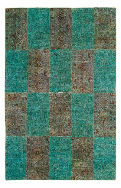 Patchwork tapijt 149x243cm - Wollen tapijt