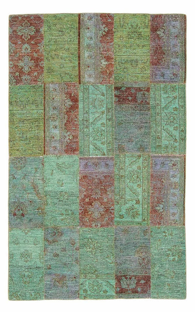 Patchwork tapijt 148x242cm - Wollen tapijt