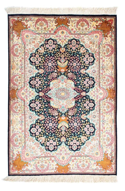 Qom Tapijt 81x130cm - Perzisch tapijt