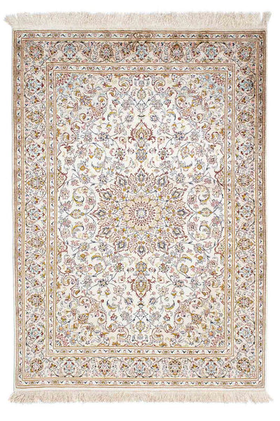 Qom Tapijt 100x147cm - Perzisch tapijt