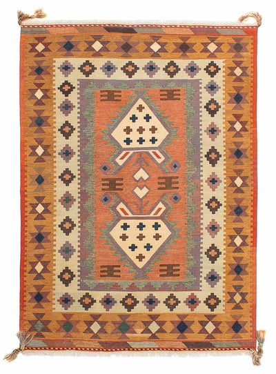 Kilim Fars 144x205cm - meerkleurig