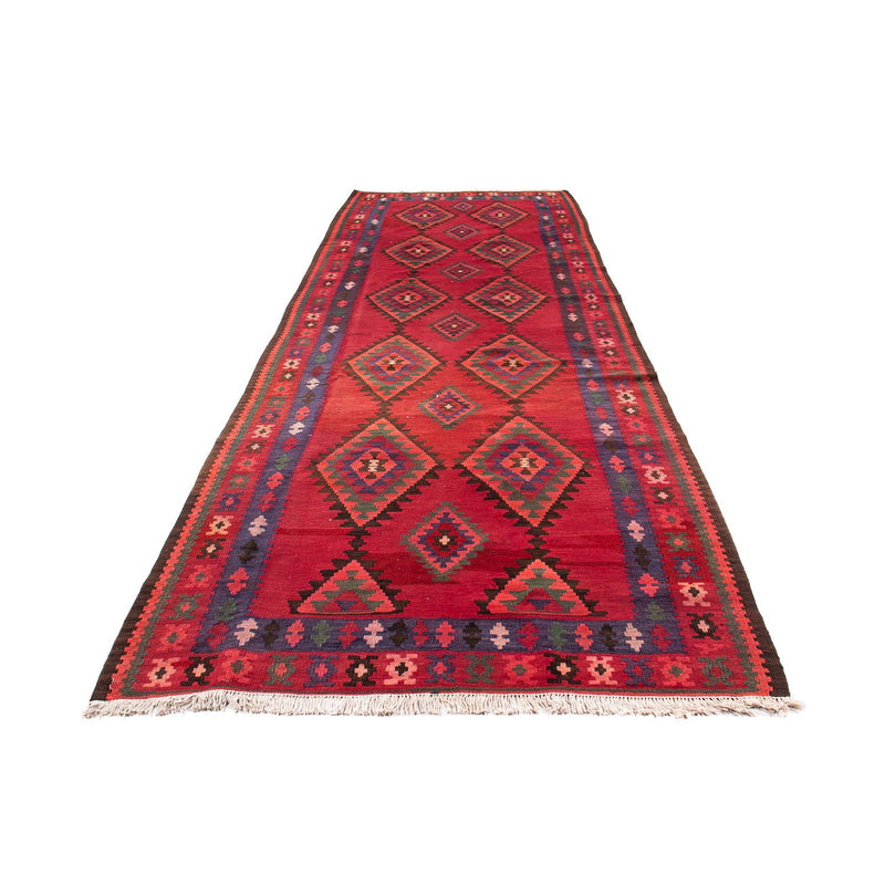 Loper Kelim tapijt - Oud - 325 x 118 cm - veelkleurig