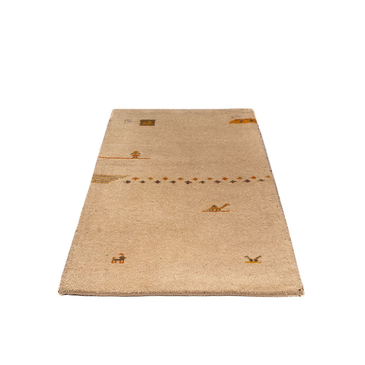 Gabbeh tapijt - Indus - 120 x 70 cm - beige