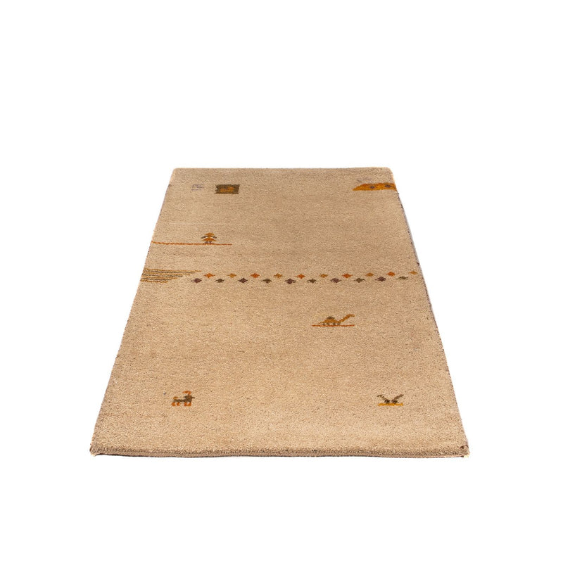 Gabbeh tapijt - Indus - 120 x 70 cm - beige