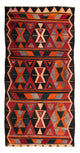 Antiek kilim Tapijt 155x325cm