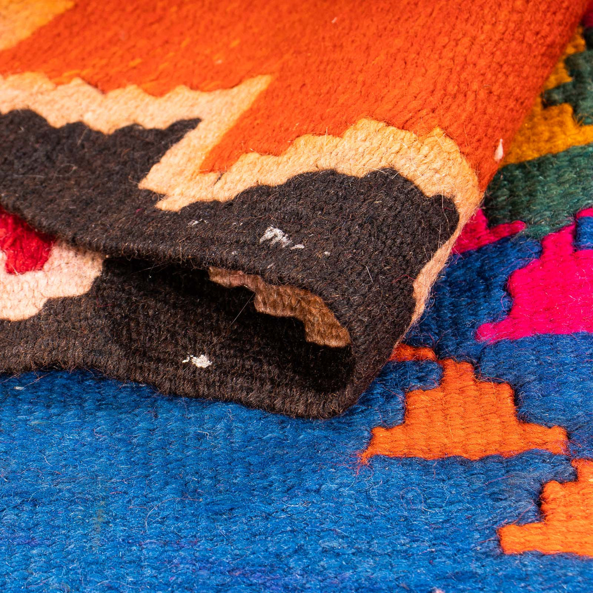 Loper Kelim tapijt - Oud - 360 x 150 cm - veelkleurig