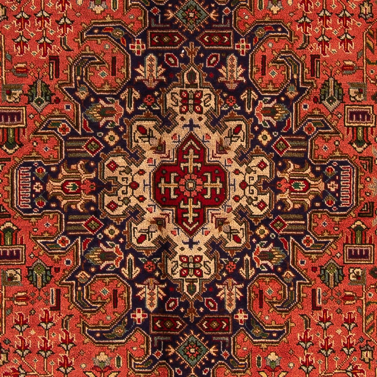 Perzisch tapijt - Tabriz - 295 x 195 cm - licht rood