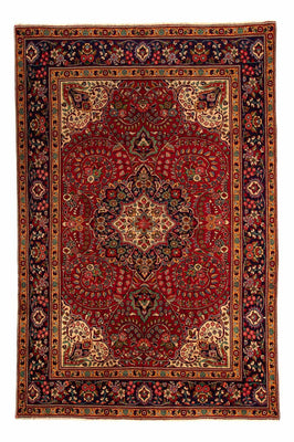 Perzisch tapijt - Tabriz - 314 x 203 cm - donkerrood