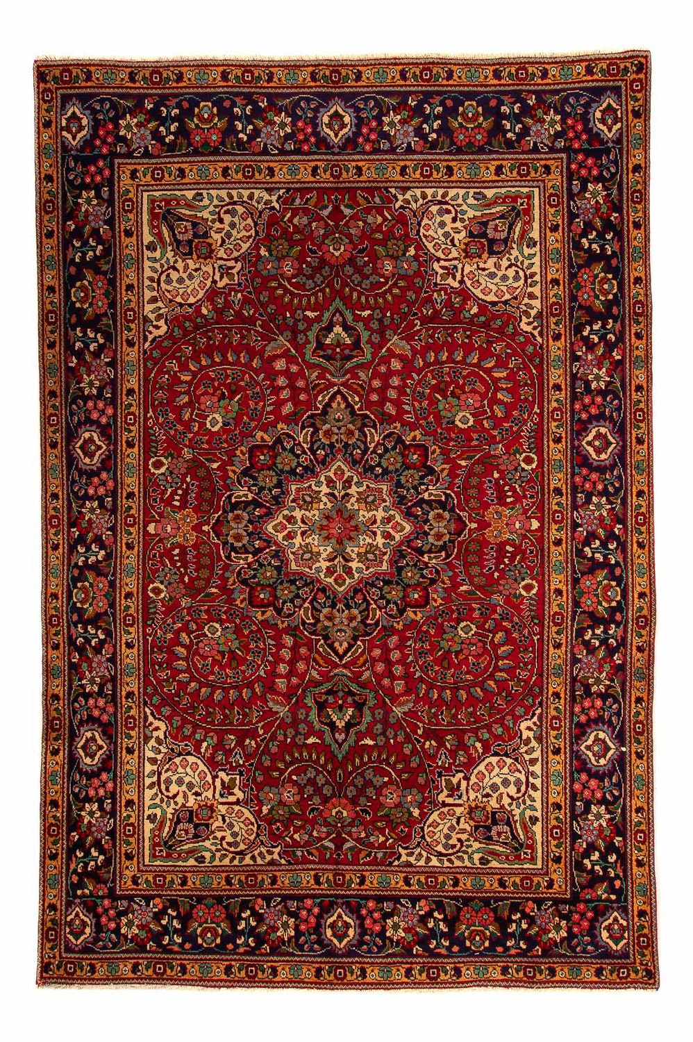 Perzisch tapijt - Tabriz - 314 x 203 cm - donkerrood
