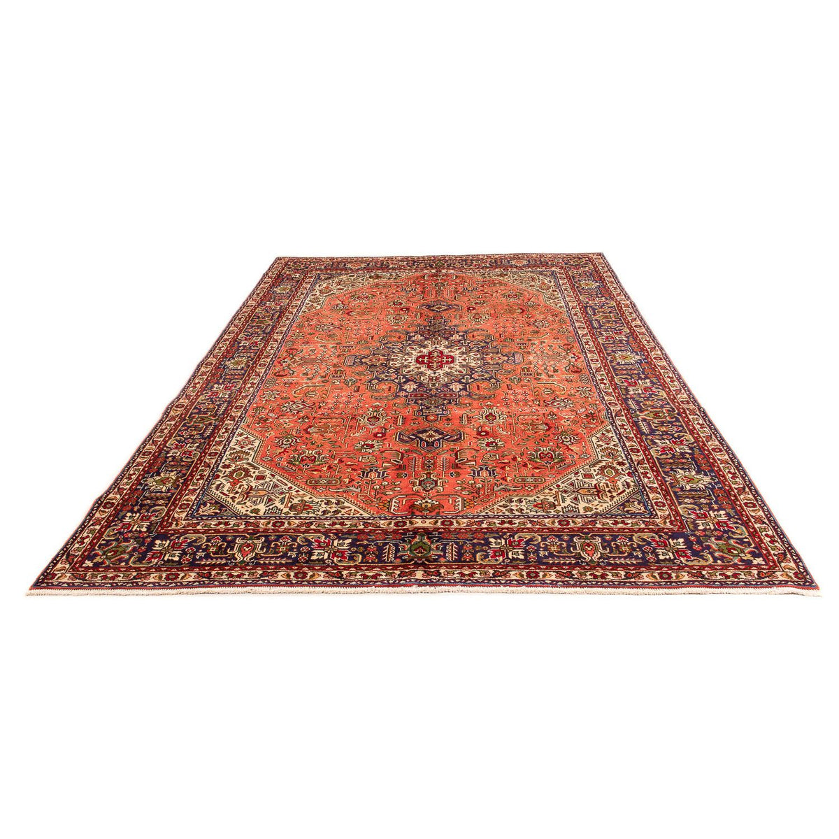 Perzisch tapijt - Tabriz - 295 x 195 cm - licht rood