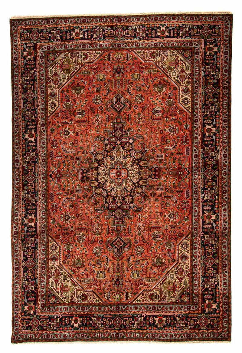 Perzisch tapijt - Tabriz - 295 x 195 cm - licht rood