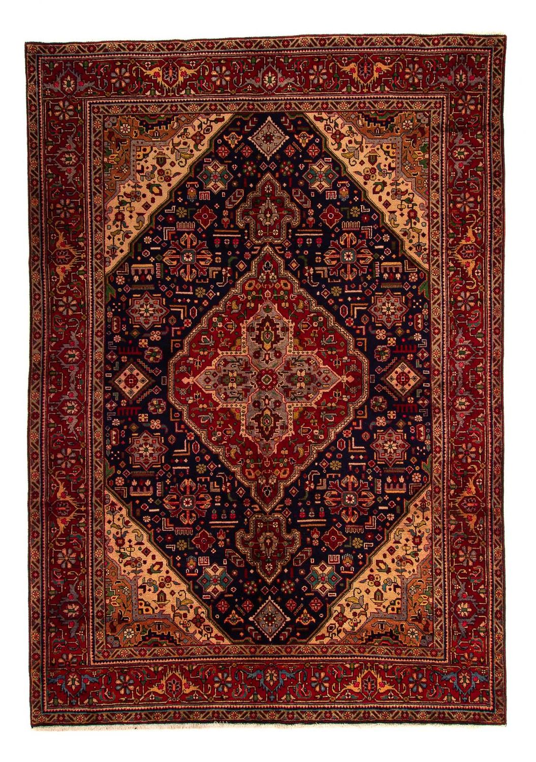 Perzisch tapijt - Tabriz - 297 x 197 cm - donkerblauw