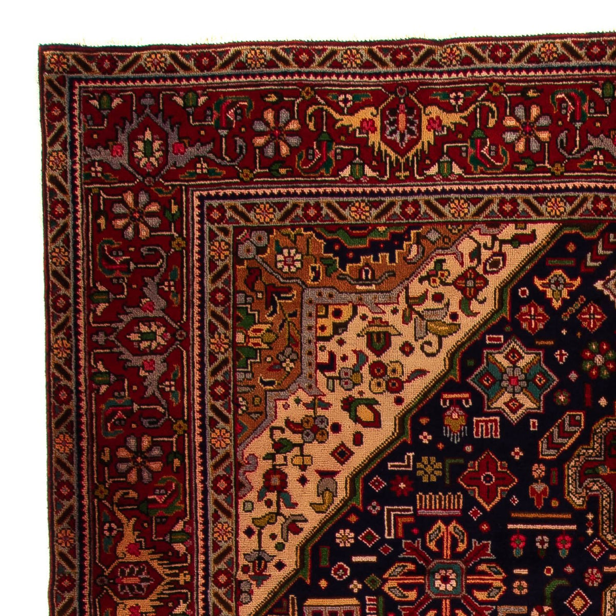 Perzisch tapijt - Tabriz - 297 x 197 cm - donkerblauw