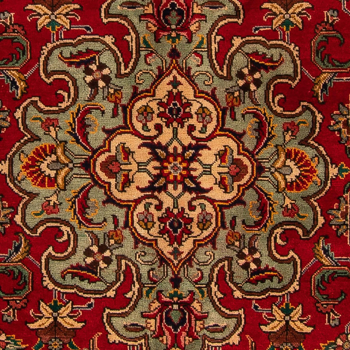 Perzisch tapijt - Tabriz - 300 x 203 cm - donkerrood