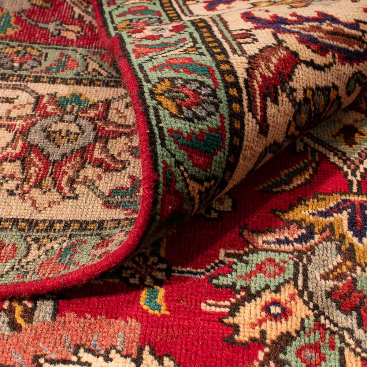 Perzisch tapijt - Tabriz - 300 x 203 cm - donkerrood