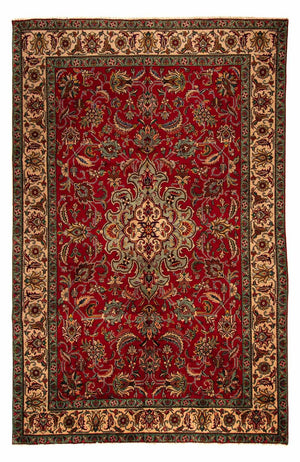 Perzisch tapijt - Tabriz - 305 x 200 cm - donkerrood