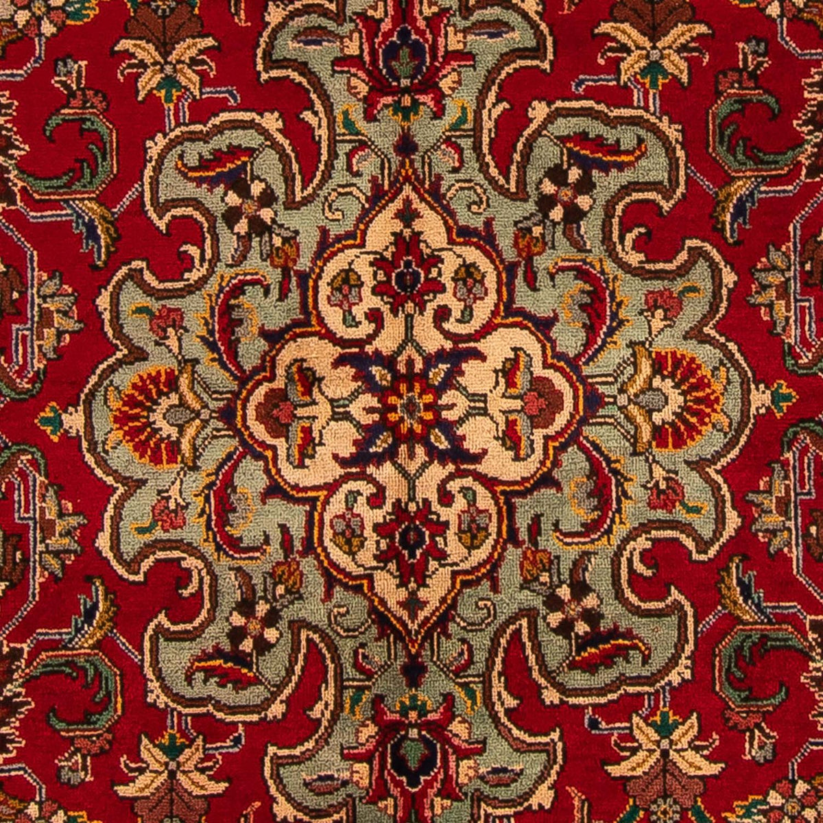 Perzisch tapijt - Tabriz - 305 x 200 cm - donkerrood
