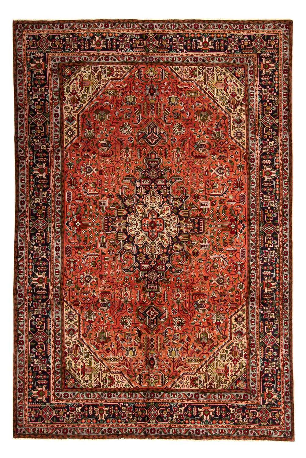 Perzisch tapijt - Tabriz - 295 x 195 cm - licht rood