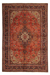 Perzisch tapijt - Tabriz - 295 x 195 cm - licht rood