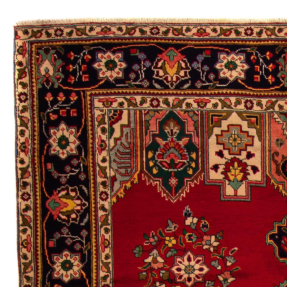 Perzisch tapijt - Tabriz - 297 x 197 cm - donkerrood
