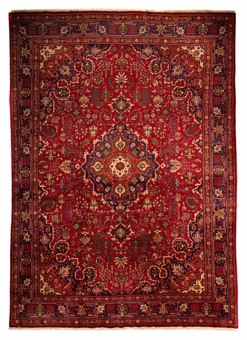 Perzisch tapijt - Tabriz - 400 x 288 cm - licht rood