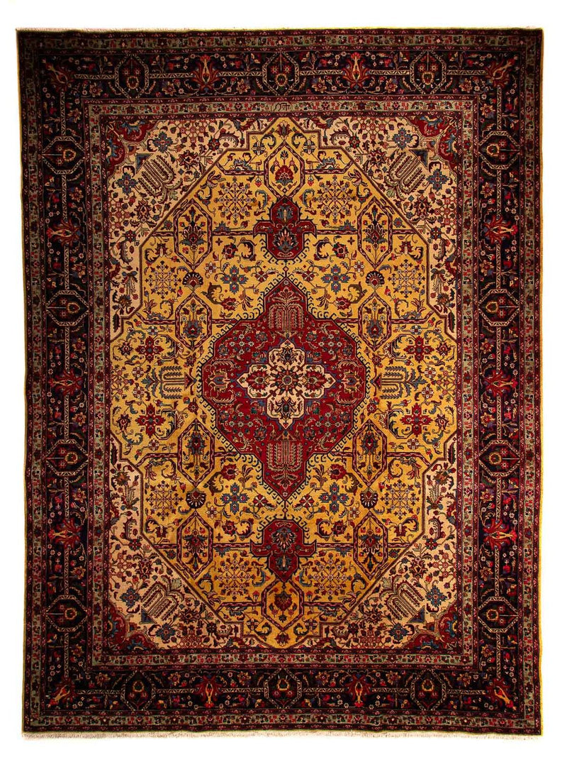 Perzisch tapijt - Tabriz - 397 x 297 cm - beige