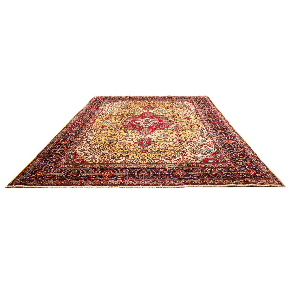 Perzisch tapijt - Tabriz - 397 x 297 cm - beige