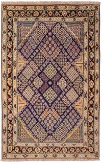 Perzisch tapijt - Isfahan - Premium - 143 x 92 cm - blauw