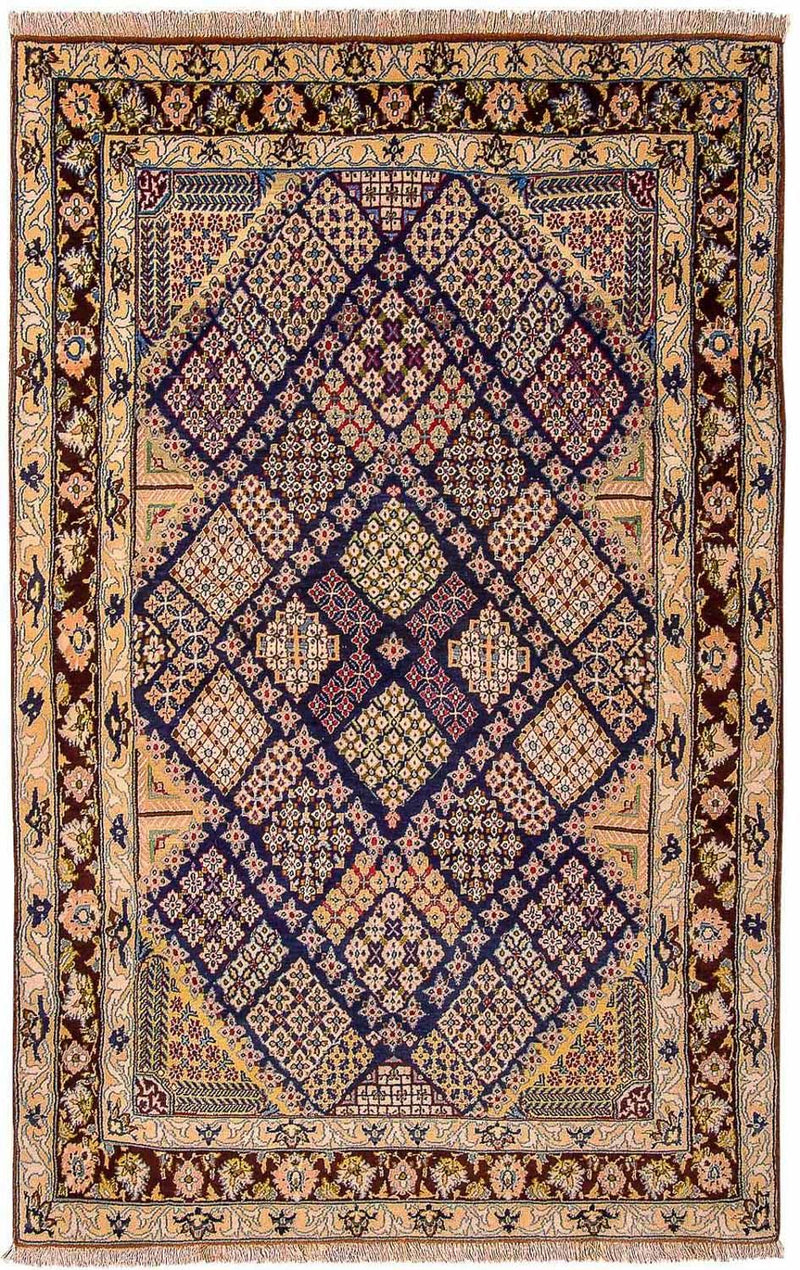 Perzisch tapijt - Isfahan - Premium - 143 x 92 cm - blauw