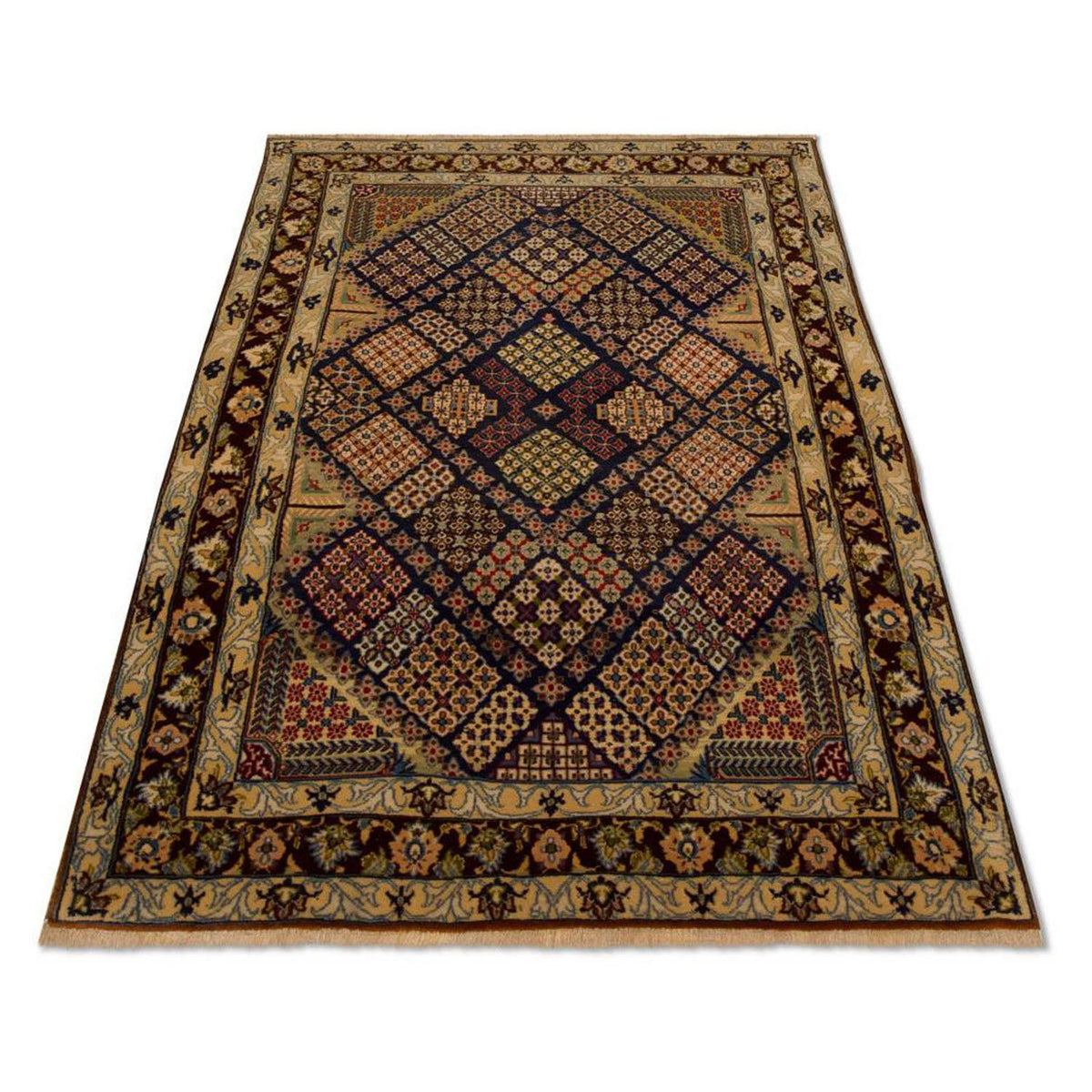 Perzisch tapijt - Isfahan - Premium - 143 x 92 cm - blauw
