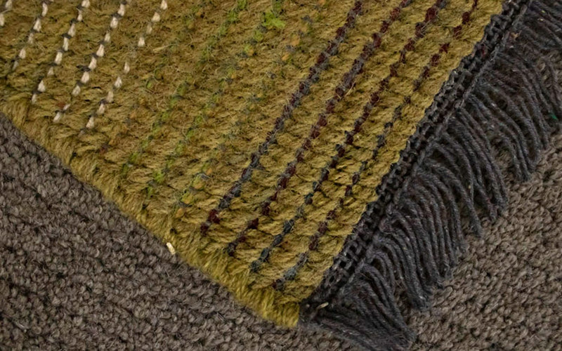 Nepal tapijt - 140 x 70 cm - grijs