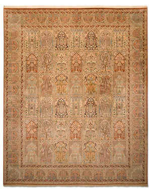 Zijden tapijt - Kashmir Silk - 308 x 241 cm - veelkleurig